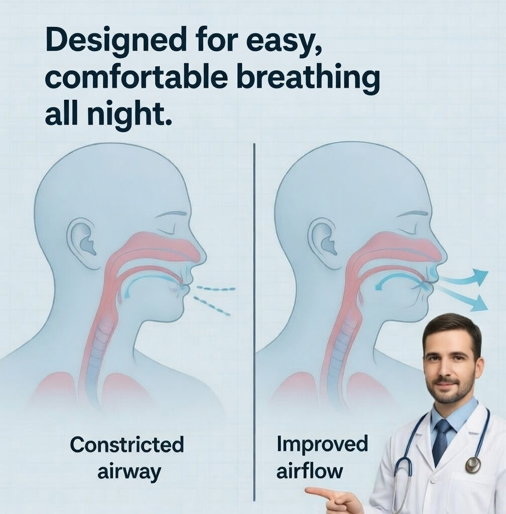 SnoreX - No Bulky Machines. No Jaw Pain. Just Comfortable Sleep.